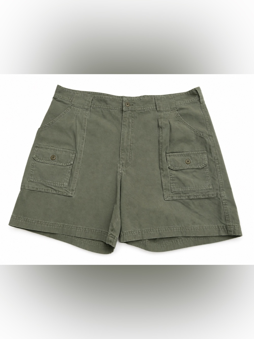 Cabela’s Olive Green Cargo Shorts Men’s Size 40 Utility Hiking Outdoor Cotton​